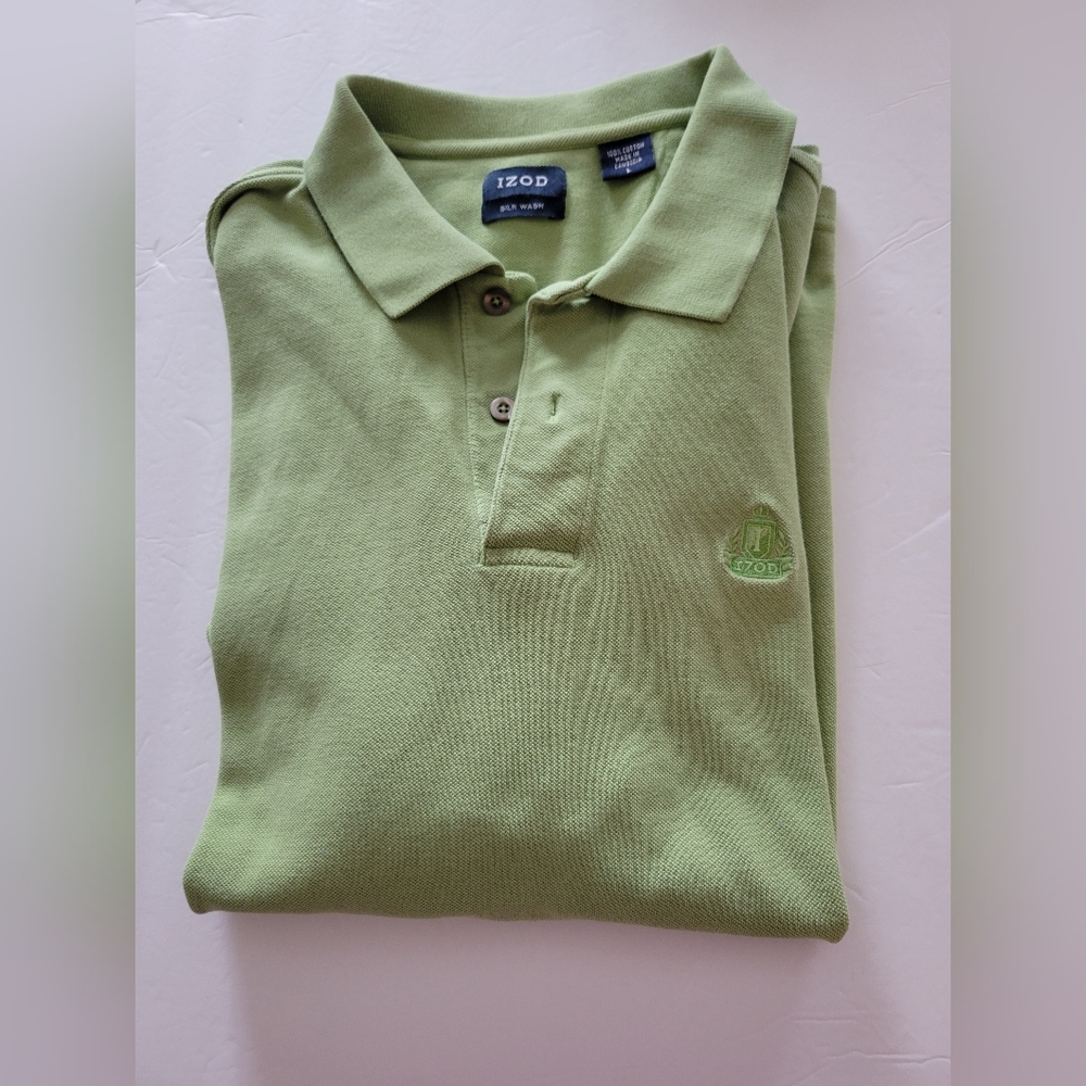 Izod Light Green Polo Shirt
